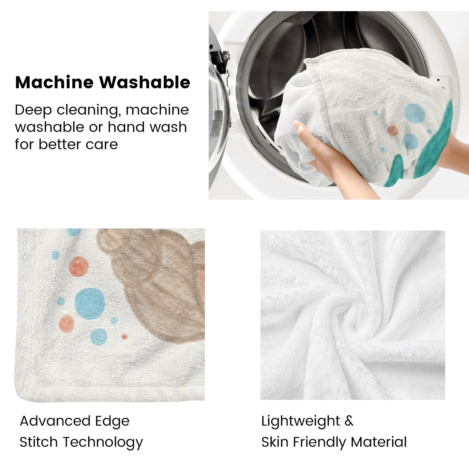 Coastal Currents V Flannel Blanket, machine washable, soft and cozy blanket for sofa or bed.