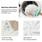 Coastal Currents V Flannel Blanket, machine washable, soft and cozy blanket for sofa or bed.