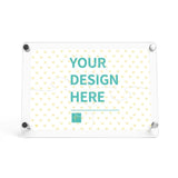 MyArtsyGift - Custom Acrylic Puzzle Photo Frame Customized Jigsaw Puzzles from Picture Personalized Desktop Clear Photo Frame for Family Weddings Lovers Friends Pet Gifts