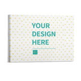 Custom canvas print, 'YOUR DESIGN HERE' text, personalized wall art, perfect gift from MyArtsyGift.com