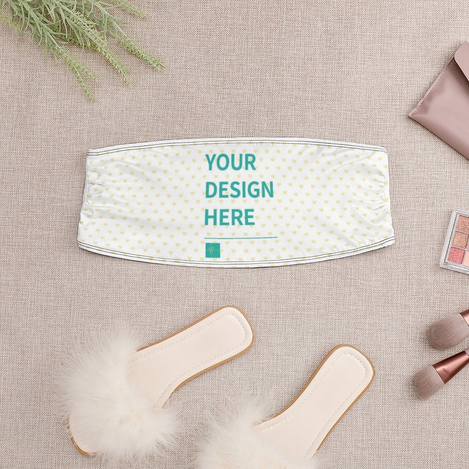 Custom Tube Top with Personalized Design, Comfortable Summer Bralette