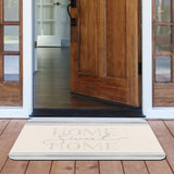 Sweet entrance doormat with Home Sweet Home text, rubber floor mat, indoor/outdoor use