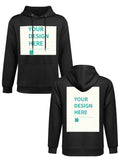 Custom Fleece Pullover Hoodie - Front & Back Print - Ships from Canada