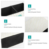 PU leather pen holder with flocking lining, smooth surface and wear-resistant bottom, MyArtsyGift