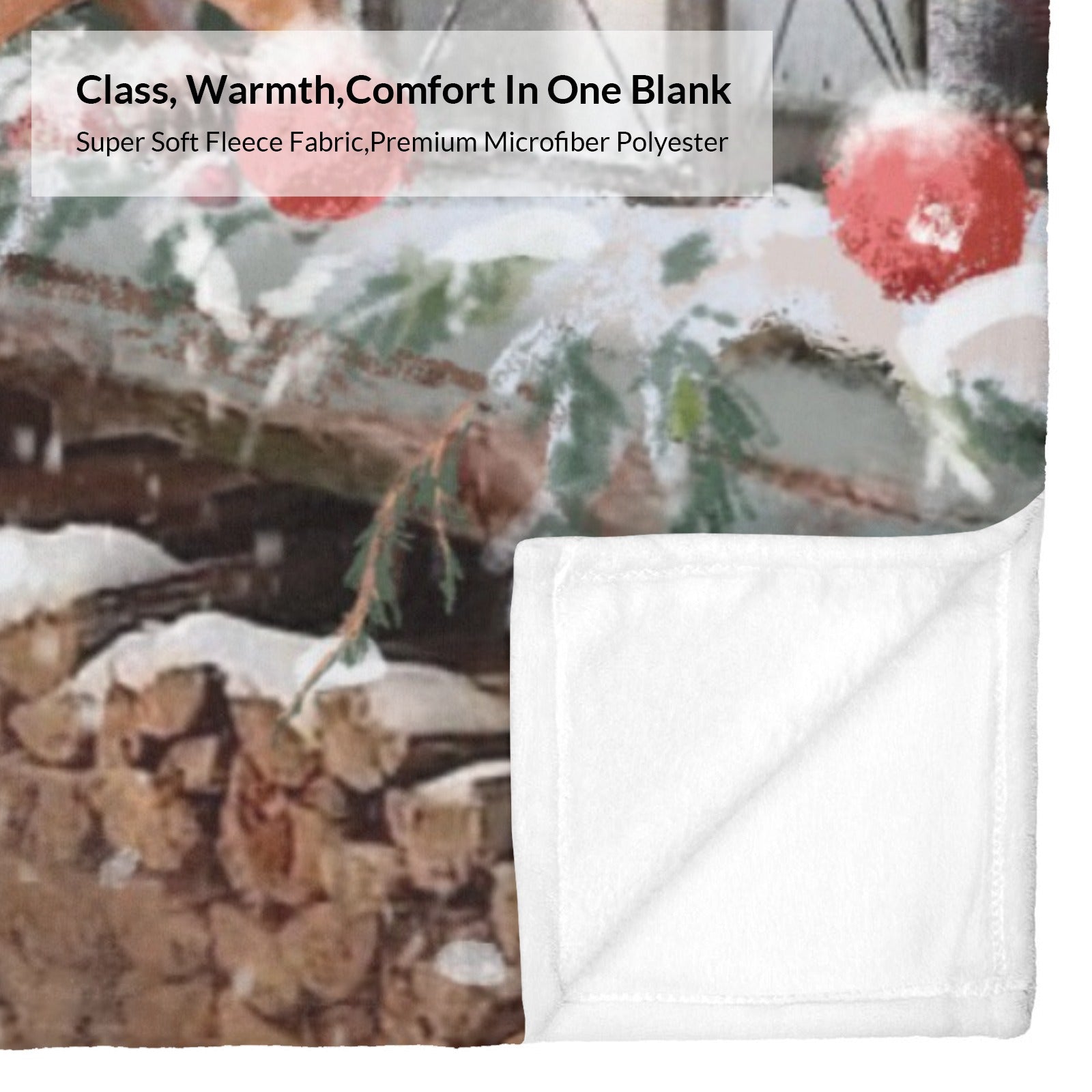 Christmas tree flannel blanket, super soft microfiber, cozy winter design, perfect for warmth and comfort