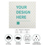 MyArtsyGift - Custom Scarves for Women Personalized Kerchief Head Scarf Add Your Photo