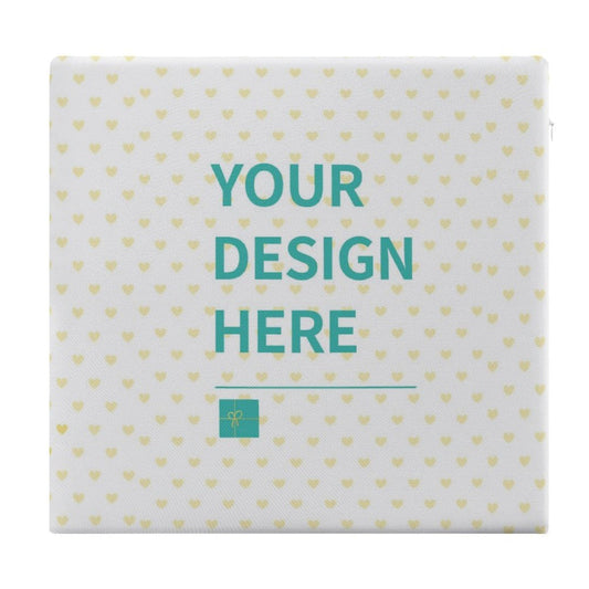 Customizable floor pillow with 'Your Design Here' text, available at MyArtsyGift.com, perfect for home and office decor.