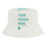 Customizable baby sunhat with heart pattern and 'YOUR DESIGN HERE' for kids from MyArtsyGift