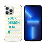 Personalized iPhone 13 case with custom design and glass + TPU material, scratch-resistant, MyArtsyGift
