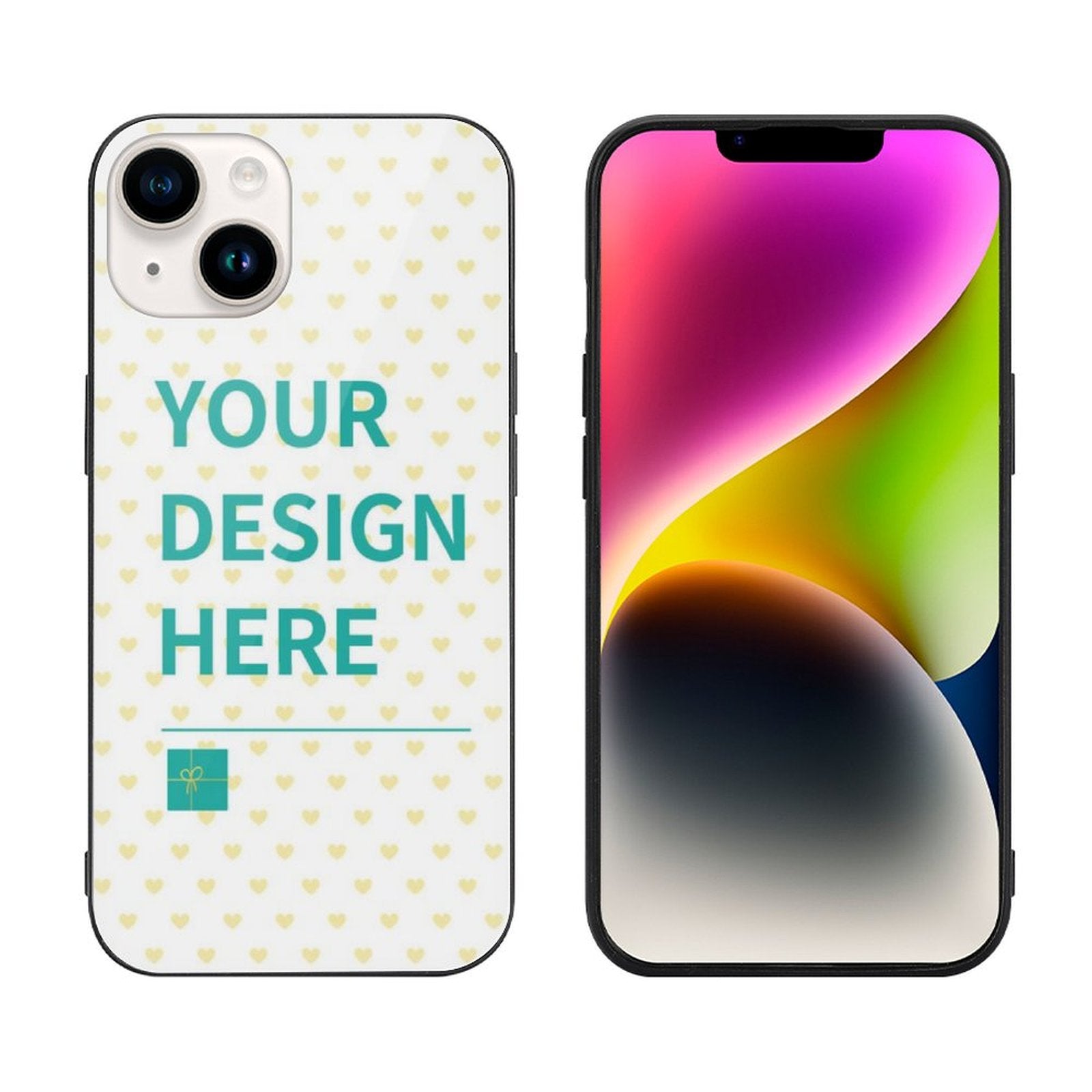 Custom iPhone 14 case with personalized design, MyArtsyGift.com