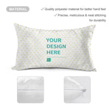 Personalized velvet pillowcase, customizable design on quality polyester, ideal for home decor.