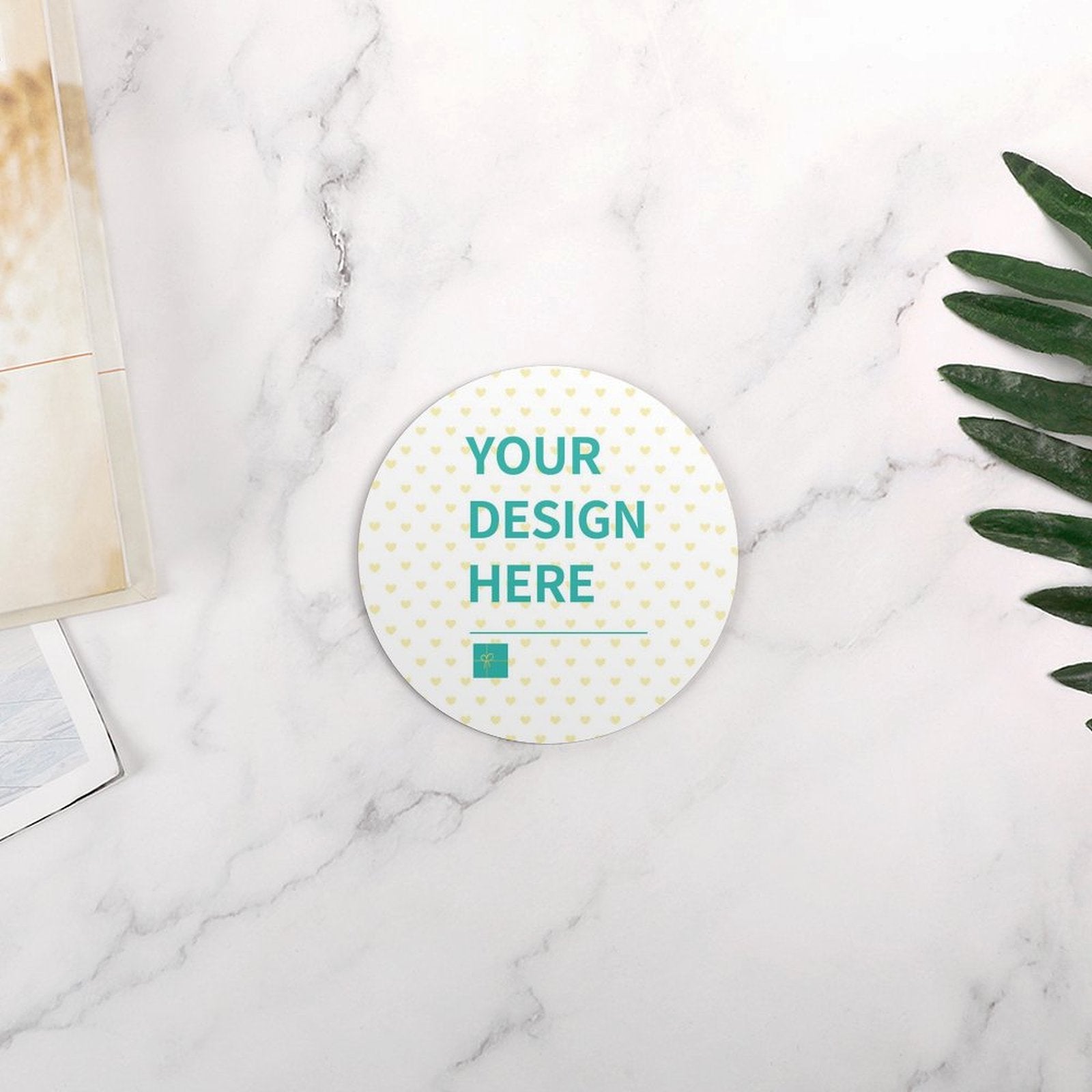 Customizable baby birth announcement sign with space for a personalized design, perfect newborn gift