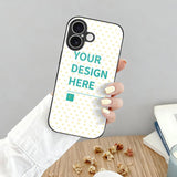 Custom Phone Glass Case for Apple IPhone 18 Series Personalized Photo Tempered Glass Phone Case