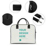Customizable travel bag for office and business travel, featuring your design. Durable nylon with black accents.