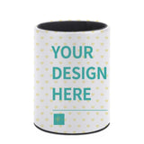 Custom PU Leather Pen Holder with Heart Pattern, Customizable Design for Office and Home