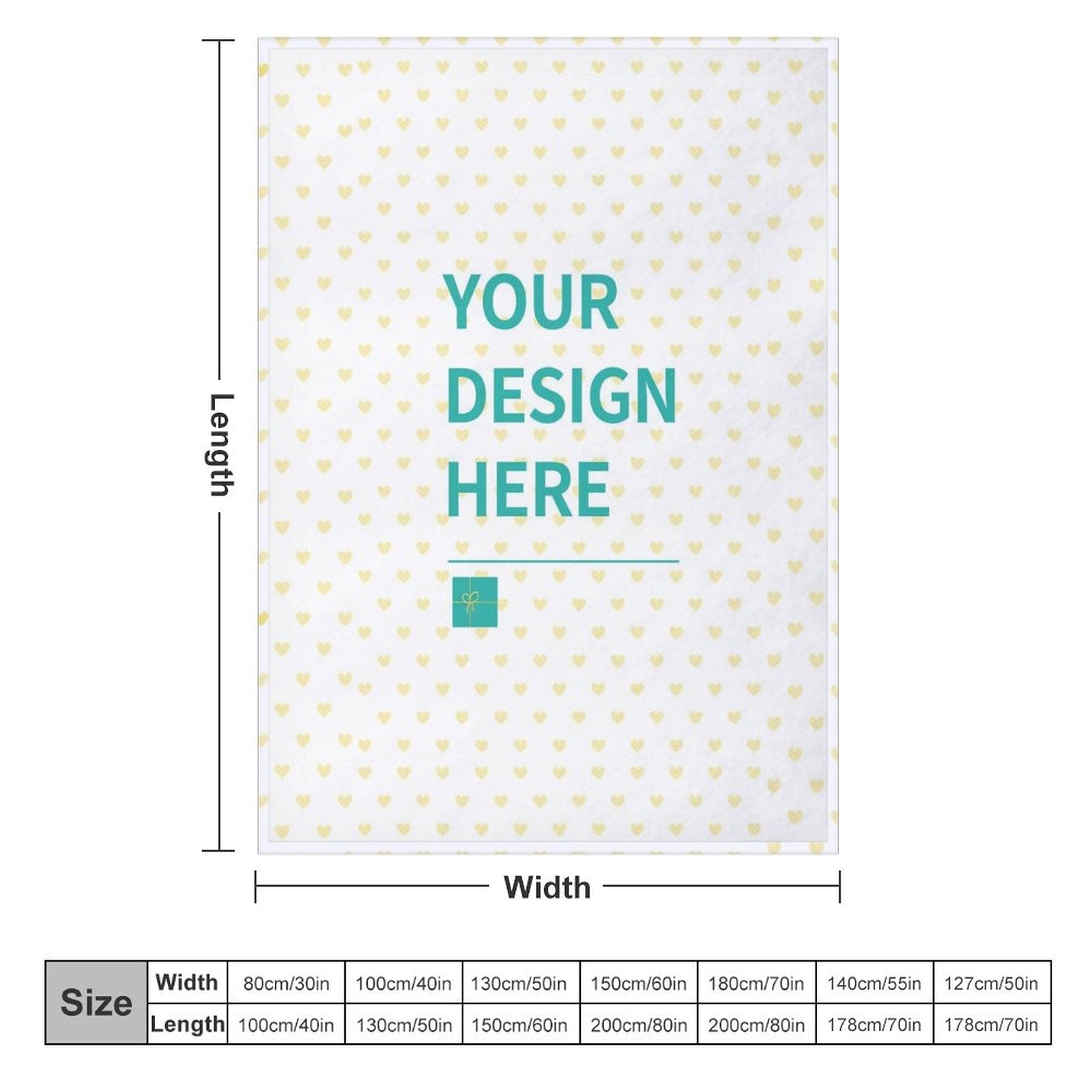 Custom fleece blanket with customizable design, perfect for bed, sofa or travel. Soft and warm, a cozy personalized gift.