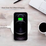 Custom iPhone 12 series case charging wirelessly, TPU phone cover doesn't affect charging - MyArtsyGift