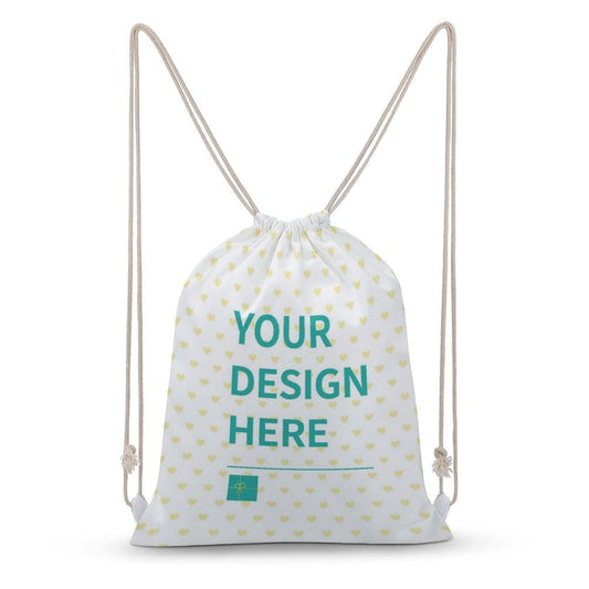 Custom Drawstring Backpacks Personalized Bag with Logo Text Great for Travelling Gym