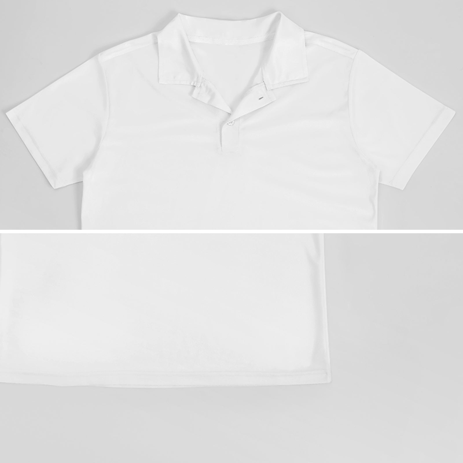 White Men's Cotton Pique Polo Shirt, a lightweight and breathable shirt. Perfect for casual wear or office.