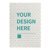 Customizable wooden puzzle with 'YOUR DESIGN HERE'. Personalized family gift for game nights