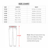 Toddler boys pajama size chart with length, waist measurements. Check the size before buying.