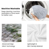 Machine washable Winter Christmas tree flannel blanket. Soft, skin-friendly material, durable stitch technology.