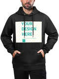 Custom Fleece Pullover Hoodie - Front & Back Print - Ships from Canada