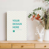 Custom canvas print with design options, personalized wall art for your family, made in USA