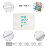 Custom Canvas Print with your photos. Personalized wall art, available in multiple sizes, perfect for gifting.