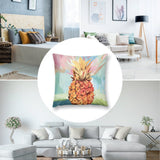 Pineapple pillow, soft plush material, adds art and style to living rooms. Customizable designs from MyArtsyGift