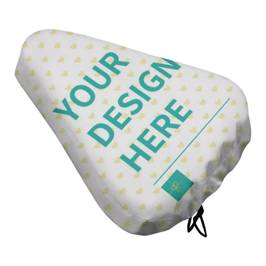 Custom bike seat rain cover with personalized design, waterproof and adjustable
