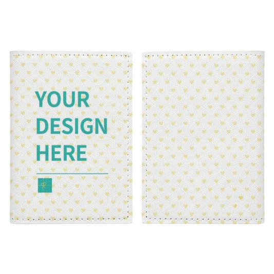 Custom passport holder with your design in PU material, perfect travel gift for women and men.