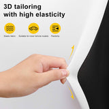 Car seat cover with elastic fabric for universal fit and flexibility, designed for cars, SUVs, and trucks.