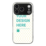 Custom Phone Glass Case for Apple IPhone 17 Series Personalized Photo Tempered Glass Phone Case