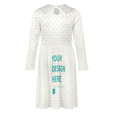MyArtsyGift - Custom Long Sleeve Dresses for Kids Toddler Girls