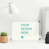 MyArtsyGift - Custom Acrylic Puzzle Photo Frame Customized Jigsaw Puzzles from Picture Personalized Desktop Clear Photo Frame for Family Weddings Lovers Friends Pet Gifts