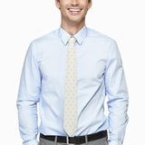 Custom heart-patterned necktie, perfect gift for dad, husband, or boyfriend. Business and work-appropriate accessory.