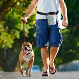 Custom dog treat bag with 'YOUR DESIGN HERE' option, Oxford cloth, for dog training and walking