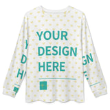 Personalized Men's Round Neck Pajama Set Custom Adult Pajamas Gift 180g