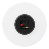 Back of Personalized PVC Round Silent Photo Clock, PVC material, with clock movement and battery compartment, MyArtsyGift