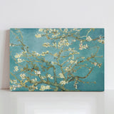 Almond Blossom floral canvas print by Van Gogh, perfect wall art for home decor.