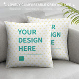 MyArtsyGift - Custom Velvet Pillowcase with Picture & Text Customized Photo Pillowcase Personalized Gifts