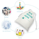 MyArtsyGift - Custom Cotton Drawstring Storage Bag Double for Women