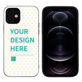 Custom iPhone 12 case with personalized design - Your Design Here. Protective TPU phone cover with unique artwork.