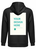 Custom Fleece Pullover Hoodie - Front & Back Print - Ships from Canada