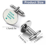 Custom cufflinks with your design, alloy metal, perfect personalized gift for men