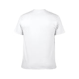 White crew neck short sleeve t-shirt, made of comfortable cotton, perfect for casual wear.