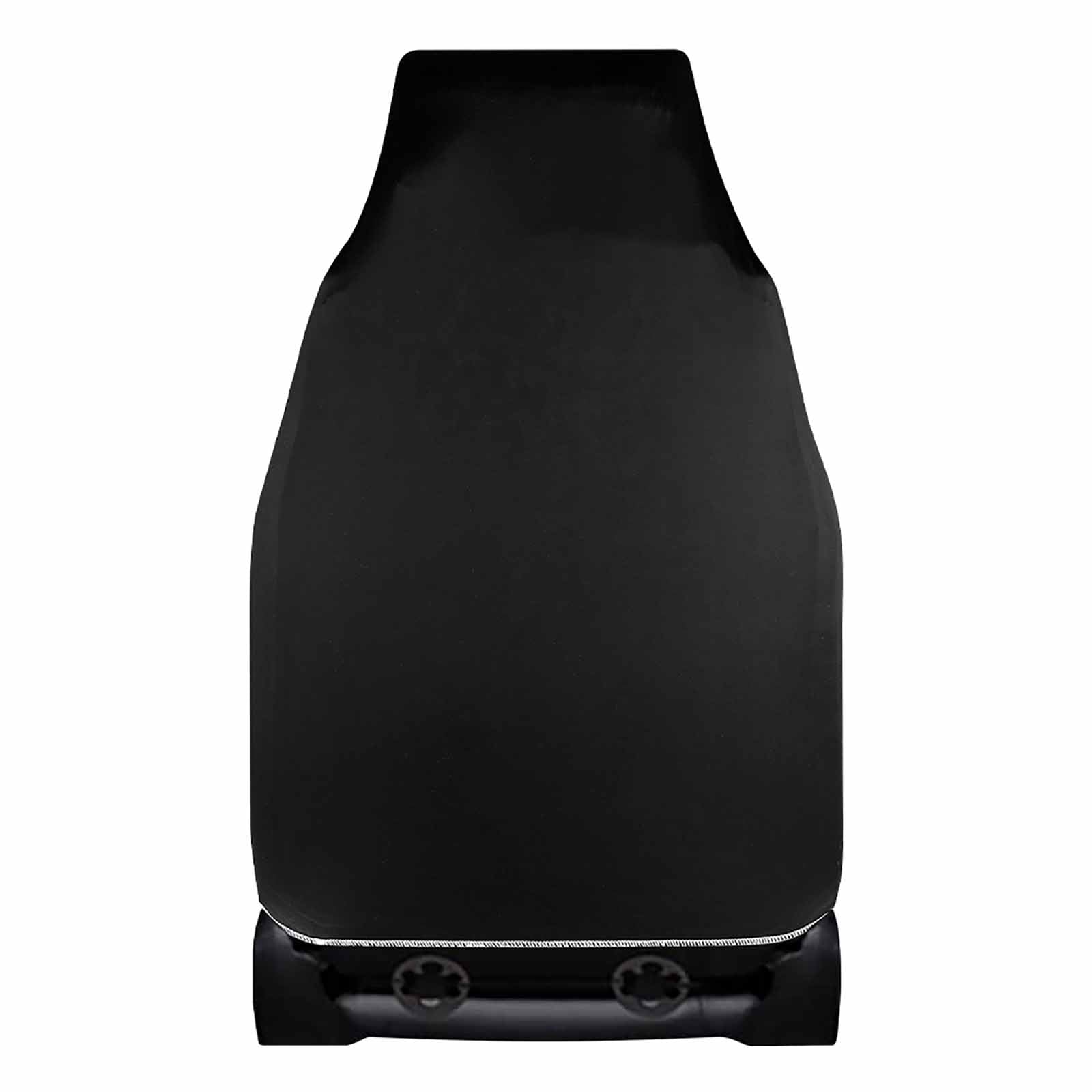 Black car seat cover, durable, and breathable material for car interior decor, Seat protector case, easy installation.