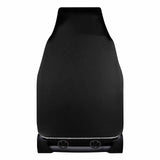 Black car seat cover, durable, and breathable material for car interior decor, Seat protector case, easy installation.