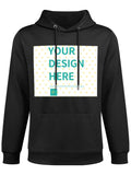Custom Fleece Pullover Hoodie - Front Print - Ships from Canada